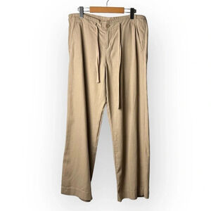 Calvin  Klein Tan All In One Linen Pants